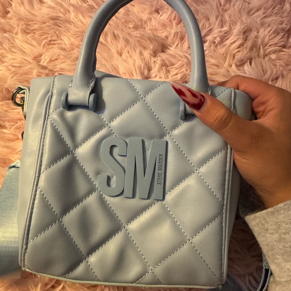 Steve Madden Light Blue Mini Crossbody Bag - Picture 3 of 4